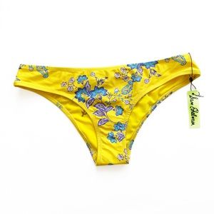 NWT Sam Edelman Provençal Yellow Floral Bikini Bottoms Boho